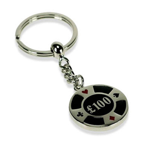 Poker key rings
