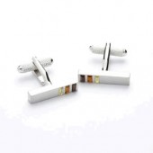 Multi Crystal Style Cufflinks by Onyx-Art London