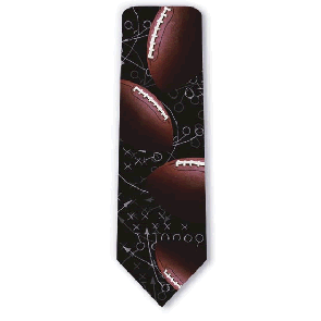 Just Balls Football Zone Necktie by Ralph Marlin & Company Inc