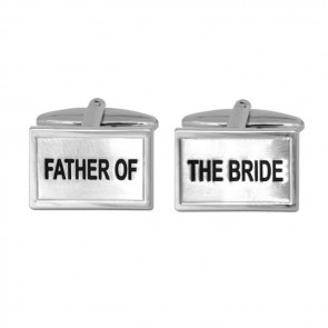 Father Of The Bride Rectangular Cufflinks by Dalaco