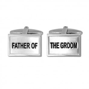 Father Of The Groom Rectangular Cufflinks by Dalaco