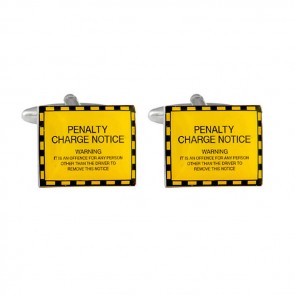 Penalty Charge Notice Cufflinks by Dalaco
