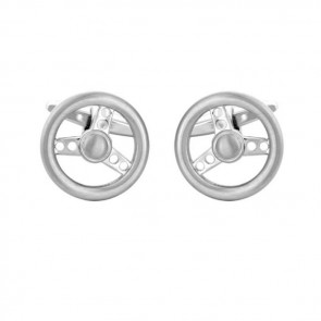 Steering Wheel Detailed Cufflinks by Dalaco