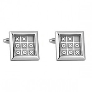 Noughts And Crosses Novelty Cufflinks by Dalaco