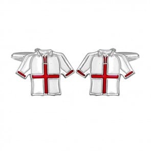 England Football T Shirt Cufflinks by Dalaco