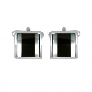 Square Stone Cufflinks by Dalaco