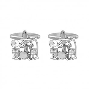 Drum Kit Shaped Cufflinks by Dalaco