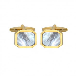 Stretched Octagonal Cufflinks by Dalaco