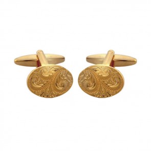 Venetian Style Engraved Cufflinks by Dalaco