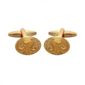 Venetian Style Engraved Cufflinks by Dalaco