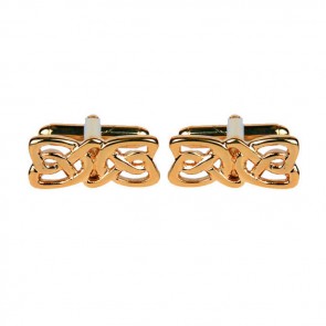 Celtic Patterned Cufflinks by Dalaco