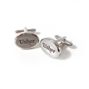 Usher Oval Cufflinks by Mag Mouch Sophos