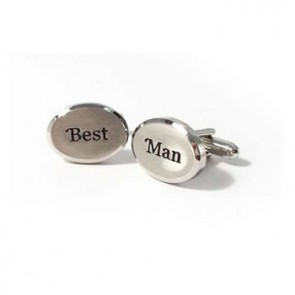 Text Best Man Cufflinks by Mag Mouch Sophos