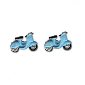 Blue Scooter Cufflinks by Mag Mouch Sophos