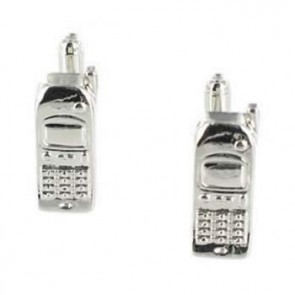 Mobile Phone Simple Cufflinks by Mag Mouch Sophos