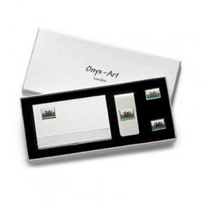 Welsh Flag Money Clip Box Set by Onyx-Art London