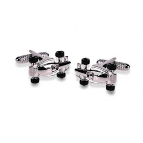 Racing Car Shaped Cufflinks by Onyx-Art London