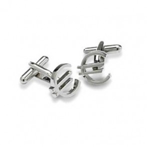 Euro Sign Cufflinks by Onyx-Art London