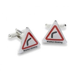 Wishful Thinking Cufflinks by Onyx-Art London