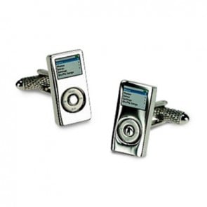 iPod Or MP3 Player Cufflinks by Onyx-Art London