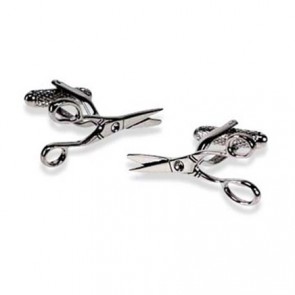 Scissor Cufflinks by Onyx-Art London