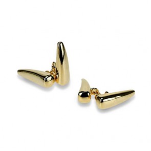 Gold Tusks Cufflinks by Onyx-Art London