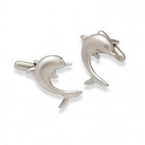 Dolphin Cufflinks by Onyx-Art London