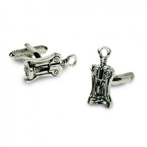 Silver Bottle Opener Cufflinks by Onyx-Art London