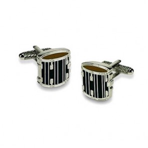 Drum Cufflinks by Onyx-Art London