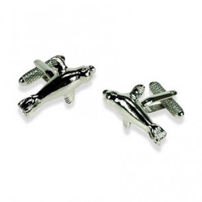 Seal Cufflinks by Onyx-Art London