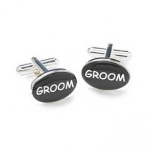 Groom Wedding Cufflinks by Onyx-Art London