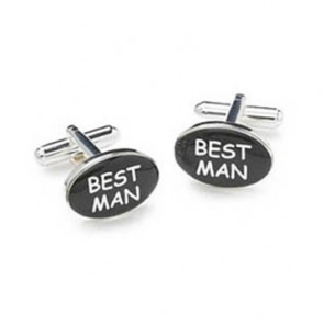 Best Man Writing Cufflinks by Onyx-Art London