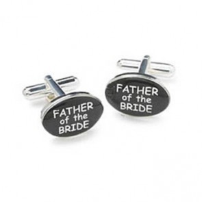 Wedding Father Of The Bride Cufflinks by Onyx-Art London