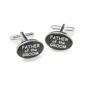 Wedding Father Of The Groom Cufflinks by Onyx-Art London