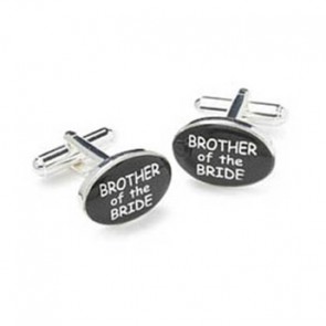 Wedding Brother Of The Bride Cufflinks by Onyx-Art London