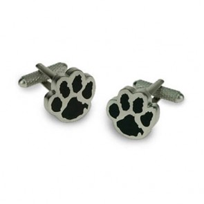 Paw Print Cufflinks by Onyx-Art London