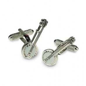 Banjo Cufflinks by Onyx-Art London