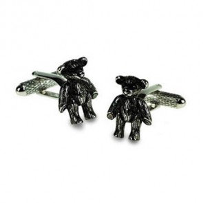 Teddy Cufflinks by Onyx-Art London