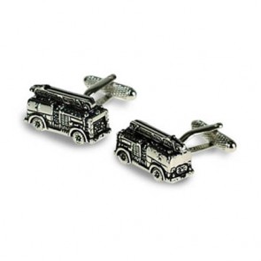 Fire Engine Shaped Cufflinks by Onyx-Art London