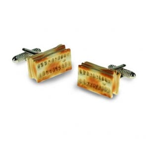 Crackers Cufflinks by Onyx-Art London