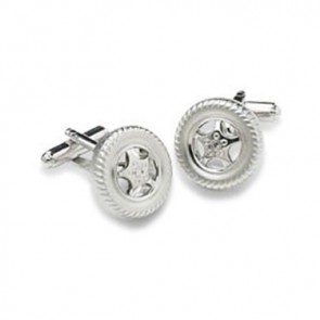 Wheel Cufflinks by Onyx-Art London