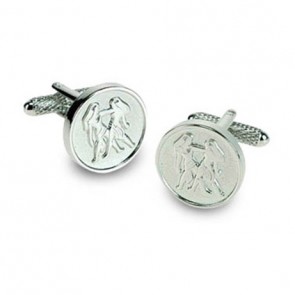 Gemini Cufflinks by Onyx-Art London