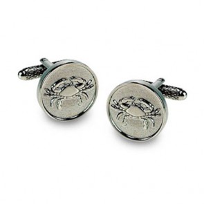 Cancer Cufflinks by Onyx-Art London