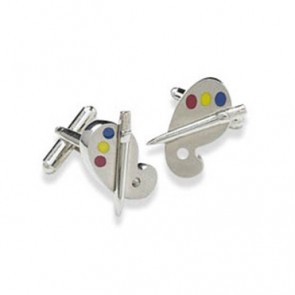 Paint Palette Cufflinks by Onyx-Art London