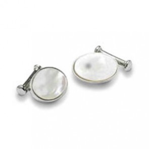 Oval Mop Cufflinks by Onyx-Art London