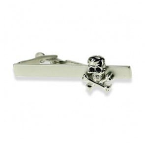 Skull And Crossbones Tie Bar by Onyx-Art London