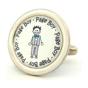 Page Boy Character Cufflinks by Richard Cammish