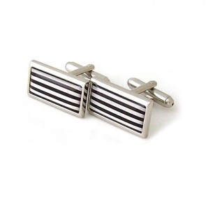 Black Humbug Cufflinks by Richard Cammish