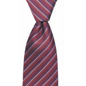 Red Assorted Stripe Tie by Sax Design