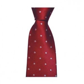 Red And Blue Diamond Tie by Sax Design